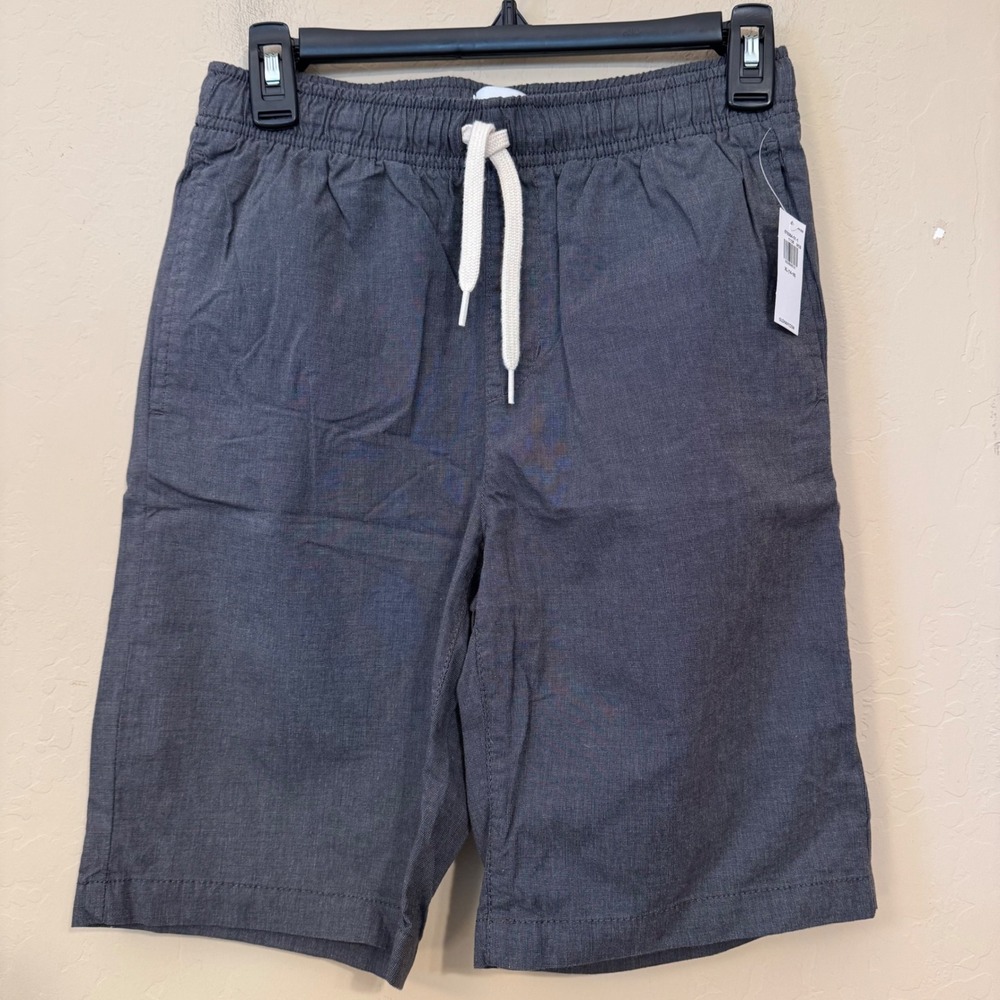 Old Navy‎ Shorts Boys XL 14-16 Gray Casual Elastic Waist Drawstring Cotton NEW